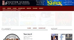 Desktop Screenshot of hustonschoolofmusic.com